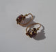 Boucles d'oreilles Boucles d’oreilles dormeuses anciennes or et grenat rhodolite 58 Facettes