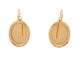Boucles d'oreilles boucles d'oreilles POMELLATO victoria engraved or jaune 18k agate 58 Facettes 268835