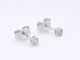 Boucles d'oreilles Boucles d'oreilles en or blanc serties de diamants 58 Facettes 2266