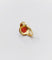 Bague 44 Bague or rose, camée corail monture finement ciselée (circa 1900) 58 Facettes A06370