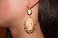 Boucles d'oreilles Antique cameos gold earrings 58 Facettes 7654