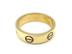 Bague 56 CARTIER. Collection "LOVE", Bague or jaune 18K 58 Facettes
