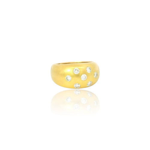 Bague 54 Bague or jaune & diamants 58 Facettes
