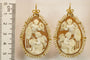 Boucles d'oreilles Boucles d'oreilles camées antiques en or jaune 58 Facettes 7682