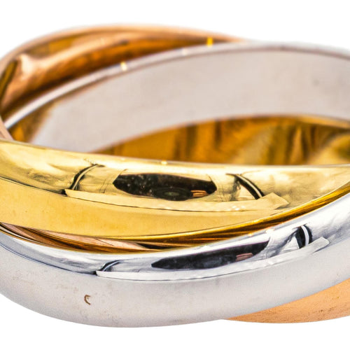 Bague 52 Cartier Bague Trinity Or rose, Or jaune, Or blanc 58 Facettes 4952742RV