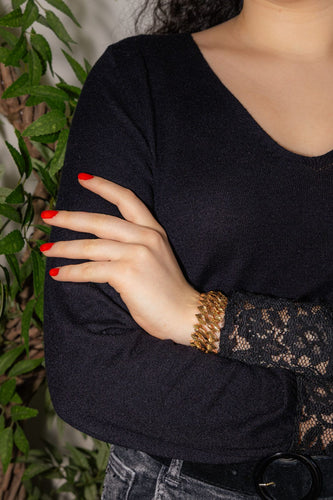 Bracelet Bracelet Or rose 58 Facettes 4928195CN