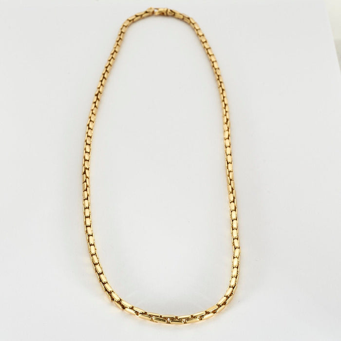 Collier Collier grain de riz or jaune 58 Facettes LP672