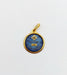 Pendentif AUGIS - Pendentif médaille d'amour or jaune  - L'Élégante Bleue Foncée 58 Facettes J10794X000