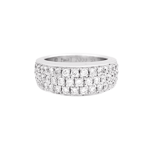 Bague 53 Bague Piaget "Millennium" or blanc, diamants. 58 Facettes 34507