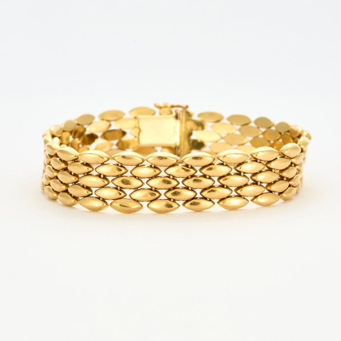 Bracelet Bracelet graine de riz or jaune 58 Facettes LP817