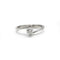 Bague 54 Solitaire - Or blanc et diamant 58 Facettes 1147
