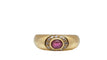 Bague 51 Bague or jaune, rubis et diamants 58 Facettes 26675