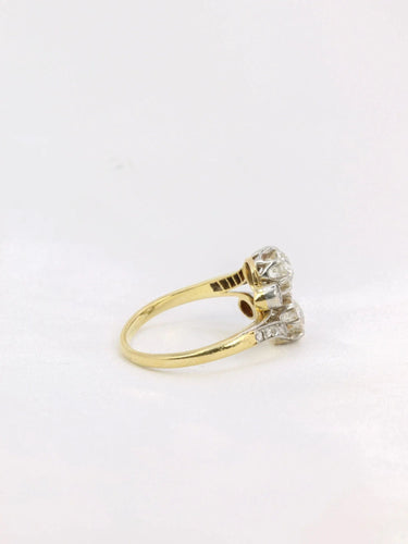 Bague 56 Bague toi et moi or diamants 58 Facettes J187