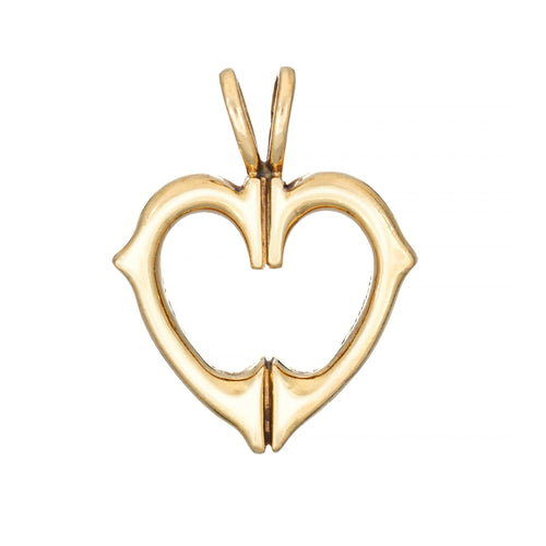Pendentif CARTIER - Pendentif Cœur Vintage en Or Jaune 58 Facettes G14105