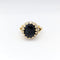 Bague 53 Bague en or jaune, saphir et diamants 58 Facettes 32595