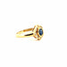 Ring 54 Yellow Gold Sapphire & Diamond Ring 58 Facettes 43-GS35910-4