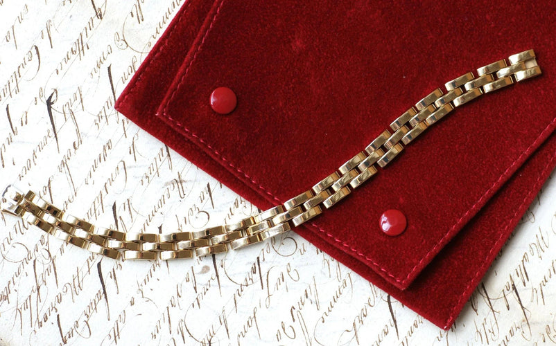 Bracelet Cartier - Bracelet Maille Panthère Or jaune 58 Facettes