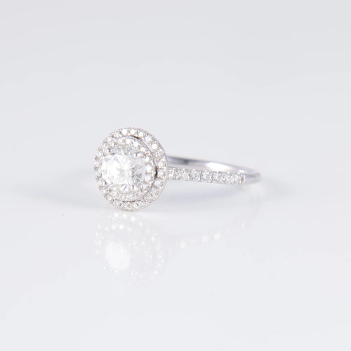 Bague 52 Bague Solitaire Diamant 0.74ct 58 Facettes AB254