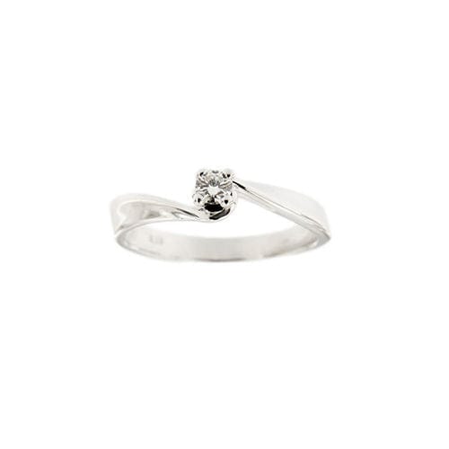 Bague 50 DAMIANI - Bague solitaire avec diamant 58 Facettes 37094