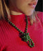 Collier Collier long en perles de malachite 58 Facettes