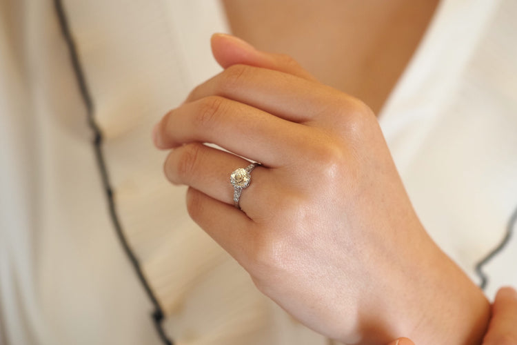 Bague 50 Bague vintage diamants en platine 58 Facettes 25768