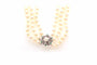 Collier Collier perles de culture trois rangs 58 Facettes 24812