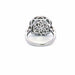 Bague 55 Bague Art-Déco Or Blanc 18k & Diamants 58 Facettes 105-GS36607-1