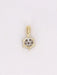 Pendentif Pendentif or jaune et blanc marguerite vintage diamants 58 Facettes J408