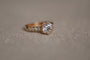 Bague 53 Yellow gold old european diamond ring 58 Facettes