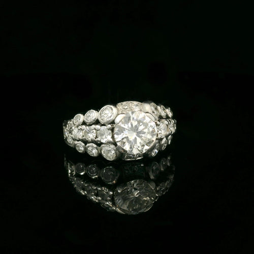 Bague Diamond ring 1950 58 Facettes