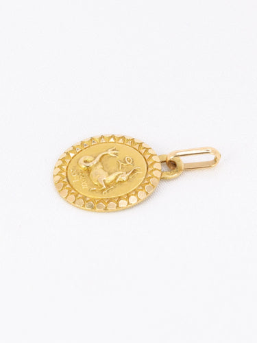 Pendentif PERROUD Pendentif vintage signe du Capricorne or jaune 58 Facettes 1094.3