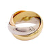 Bague 50 Bague Cartier, "Trinity", trois ors. 58 Facettes 33965