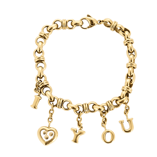 Bracelet BRACELET « I LOVE YOU" CHOPARD HAPPY DIAMONDS 58 Facettes BO/250043