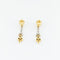 Boucles d'oreilles Boucles d'oreilles pendantes 2 or, diamants et saphirs 58 Facettes 32644
