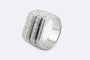 Bague 59 Bague en or blanc avec diamants 58 Facettes anl922