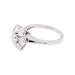 Bague 57 Bague marguerite or blanc, diamants. 58 Facettes 33973