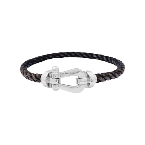 Bracelet Bracelet Fred, "Force 10", or blanc, corderie. 58 Facettes 34823