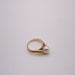 Ring 49 Solitaire 18k yellow gold and cultured pearl 58 Facettes