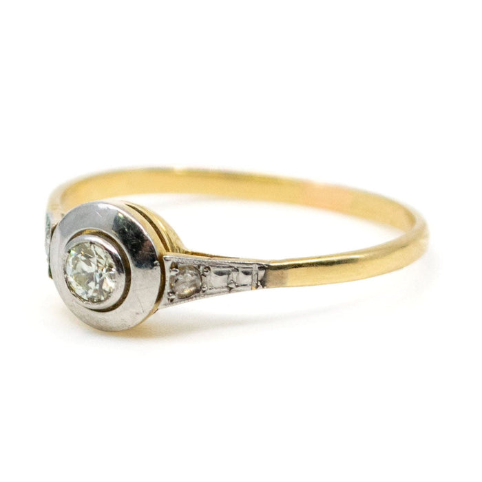 Bague 61.5 Bague cible en platine et diamants 58 Facettes 1D772EA2F0D041C9B4FACD9222DC6198