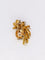 Broche Broche vintage pot de fleurs or jaune platine diamants 58 Facettes 1028.11