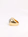 Ring 47 Ball ring in gold and diamonds 58 Facettes J300