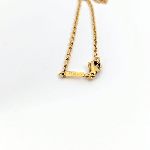 Collier FRED - Collier Nœud or jaune, diamant et rubis 58 Facettes 28068