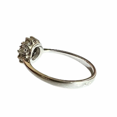 Bague Bague au design contemporain avec diamants 58 Facettes Q360B(129)