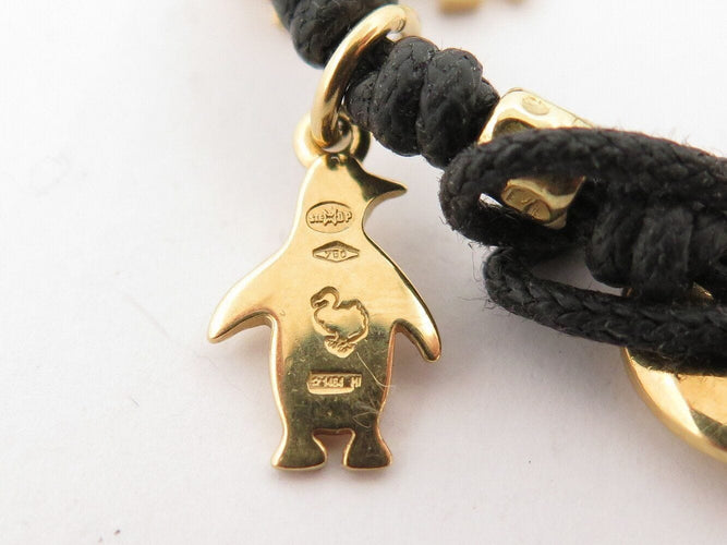 Bracelet bracelet dodo rondelles granelli charms lion pingouin canard or jaune 18k 58 Facettes 271162
