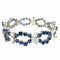 Bracelet Bracelet rétro à maillons en saphir et diamant 58 Facettes