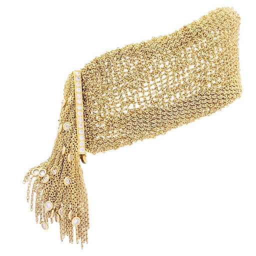 Bracelet Bracelet Boucheron, "Delilah", or jaune, diamants. 58 Facettes 33723
