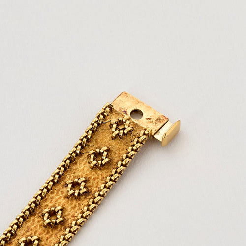 Bracelet Bracelet ruban or jaune 58 Facettes CHAL04513