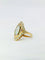 Bague marquise or jaune opale diamants