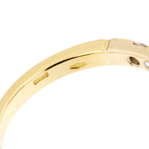 Bague 61 Bague Riviera avec diamants de 0,24 ct 58 Facettes 36981