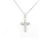 Collier Collier avec pendentif croix et diamants 0,28 ct 58 Facettes